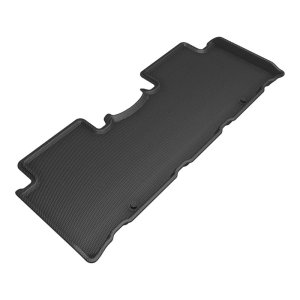 Hyundai Ioniq 5 Floor Mat - Rear - 3D MAXpider - Kagu R2 - Black - `22-`23 Hyundai Ioniq 5 Floor Mat - Rear - 3D MAXpider - Kagu R2 - Black - `22-`23